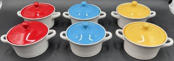 6 Amici Mini Ceramic Cocottes  (K1.K34)