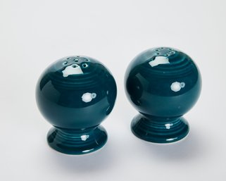 Fiesta Ware Teal/Dark Turquoise Salt & Pepper Set