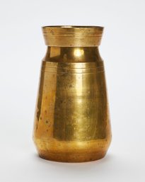 Brass Vase 6.5'