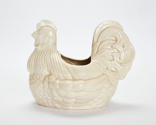 Ceramic Rooster Planter