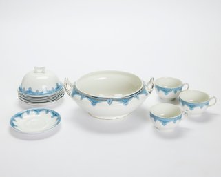 J & G Meakin Ipswich Blue China