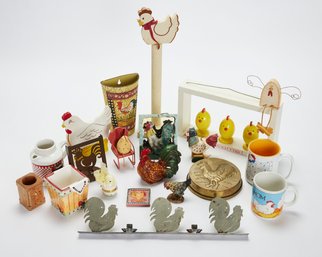 Lot Of Chicken Collectibles