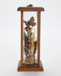 Victorian-Style Butterfly Dome Nature Diorama
