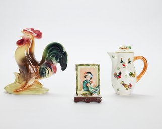 Japanese Chicken-Themed Decor