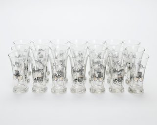 Vintage Horse & Buggy Glasses