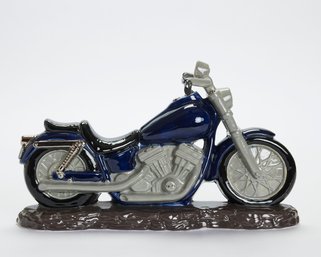 13' Ceramic Motorcycle Desk Decor
