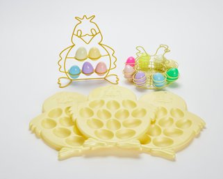 Group Of Easter Egg Holders