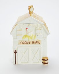 'Cookie Barn' Ceramic Cookie Jar