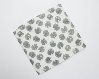Grey Graphic Print Fabric