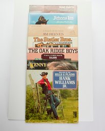 (6) Vintage Country LPs - Group 2