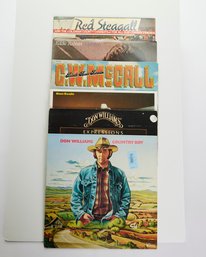 (6) Vintage Country LPs - Group 3