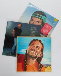 (3) Willy Nelson Vintage LPs