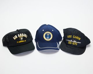 (3) Military Hats