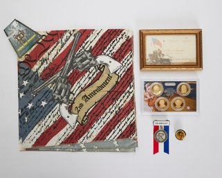 Military Memorabilia & 2008 US Mint Coin Proof Set