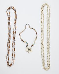 Shell & Natural Beaded Necklaces