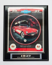 Chevrolet Corvette 1957 Wall Plaque