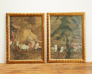 Pair Of Asian Print Artworks