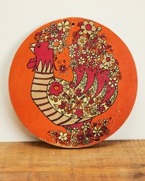 Retro Chicken Decorative Wood Wall Art