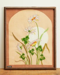 Floral Cross Stitch Wall Art