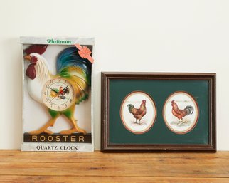 Chicken Clock & Chicken Art