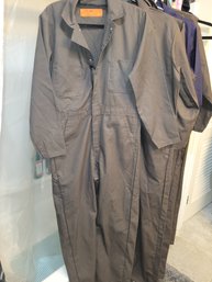 One Piece New/ Old Stock Brown Overall Coveralls Men's