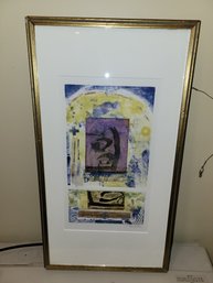 Framed Art Artist Signed Debra L Arter Titled Eastern Split