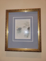 Small Signed  Framed Watercolor Painting
