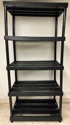 Black Keter Shelving Unit