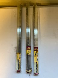 (3) Masonry Drill Bits