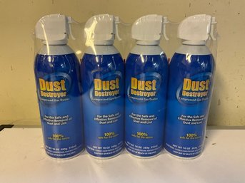 (4) Cans Of Dust Destroyer