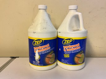 (2) 1 Gallon Bottles Of ZEP Hardwood And Laminate Floor Cleaner