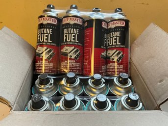 Grouping Of Butane Fuel Cans