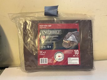 Everbilt 12ft X 16ft Brown Tarp