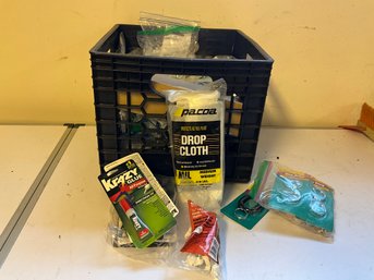 Grouping Of Miscellaneous Hardware And Garage Items