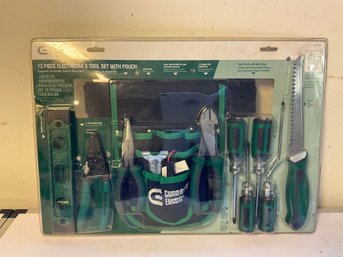 12-piece Electricians Tool Set With Pouch