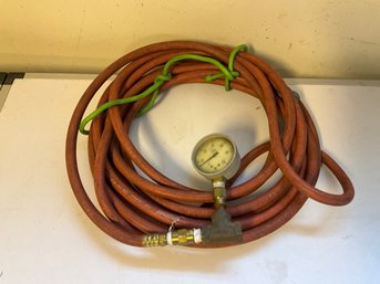 Air Hose With Gauge