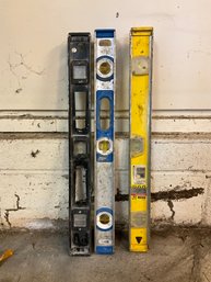 (3) 24 Inch Levels