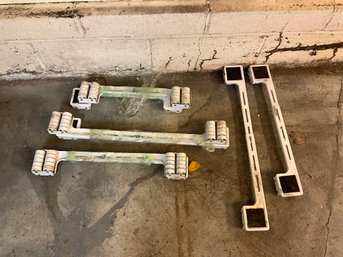 (4) Pairs Of Adjustable Appliance Dollies