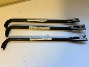 (3) 16 Inch Prybars