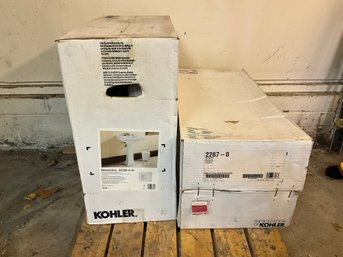 Kohler Memoirs Basin And Pedestal - White