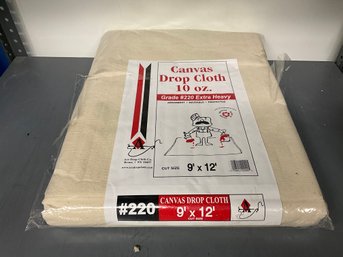 (1) 9 X 12 Canvas Drop Cloth
