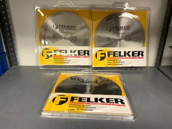 (3) TM-5 Felker 10 Inch Tile Saw Blades