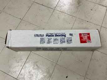 (1) Roll Of Construction Grade Plastic Sheeting