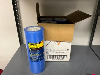 Grouping Of Blue Masking Tape