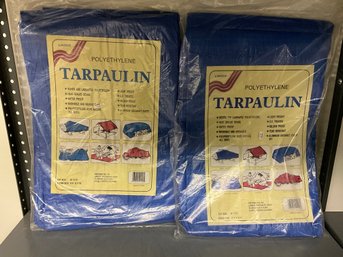 (2) 10 X 12 Blue Tarps