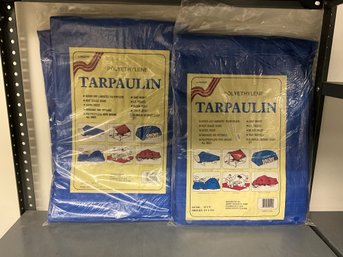 (2) 10 X 12 Blue Tarps