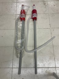 (2) Manual Syphons