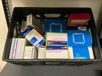 Large Grouping Of Electrical Outlets And Switches