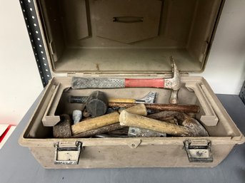Grouping Of Miscellaneous Hand Tools Incl. Tool Box