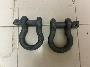 (2) Screw Pin Anchor Shackles